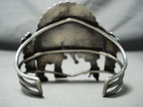 Museum One Of Finest Vintage Native American Zuni Turquoise Sterling Silver Bracelet-Nativo Arts
