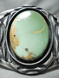 One Of The Best Vintage Native American Navajo Royston Turquoise Flank Sterling Silver Bracelet-Nativo Arts