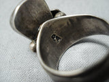 Paul Arviso Vintage Native American Navajo Carico Lake Turquoise Sterling Silver Ring Old-Nativo Arts
