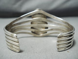 Amazing Vintage Native American Navajo Bisbee Turquoise Sterling Silver Bracelet-Nativo Arts