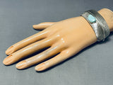Important Vintage Native American Navajo Ben Begaye (d)turquoise Sterling Silver Bracelet-Nativo Arts