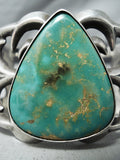 Massive Vintage Native American Navajo Royston Turquoise Sterling Silver Bracelet Old-Nativo Arts