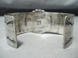 Mary C Vintage Native American Navajo Turquoise Sterling Silver Bracelet Old-Nativo Arts