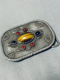 100 Grams Vintage Native American Navajo Turtle Sterling Silver Buckle Old-Nativo Arts