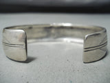 Incredible Vintage Native American Navajo Sterling Silver Storyteller Bracelet-Nativo Arts