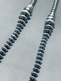 One Of The Most Unique Ever Vintage Native American Navajo Sterling Silver Necklace-Nativo Arts