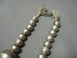 Exquisite Vintage Navajo Sterling Silver Native American Necklace-Nativo Arts