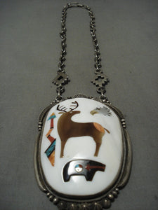 Alert! The Best Vintage Navajo Aaron Toadlena Turquoise Native American Jewelry Silver Necklace-Nativo Arts