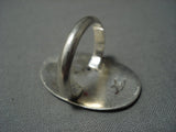 Amazing Ed Lomhongua Sterling Native American Jewelry Silver Cornstalk Ring Old Pawn-Nativo Arts