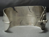 Amazing Native American Jewelry Navajo Feather Expert Sterling Silver Ben Begaye Bracelet-Nativo Arts