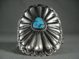 Amazing Navajo Sunray Shell Navajo Natural Turquoise Native American Jewelry Silver Bracelet-Nativo Arts
