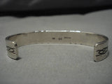 Amazing Real 14k Gold Vintage Native American Navajo Sterling Silver Sun Bracelet Old-Nativo Arts