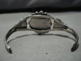 Amazing Vintage Native American Jewelry Navajo Domed Turquoise Sterling Silver Bracelet Old Cuff-Nativo Arts