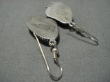 Amazing Vintage Native American Jewelry Navajo Royston Turquoise Sterling Silver Earrings Old-Nativo Arts