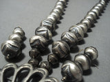 Amazing Vintage Native American Jewelry Navajo Sterling Silver Concho Turquoise Necklace Old-Nativo Arts
