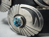 Amazing Vintage Native American Jewelry Navajo Sterling Silver Mike Yazzie Concho Belt Old-Nativo Arts