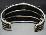 Amazing Vintage Native American Jewelry Navajo Turquoise Nel Burbank Sterling Silver Bracelet Old-Nativo Arts