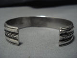 Amazing Vintage Native American Navajo Royston Turquoise Sterling Silver Bracelet Old Cuff-Nativo Arts
