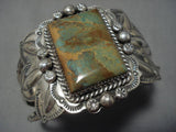 Amazing Vintage Native American Navajo Royston Turquoise Sterling Silver Native Bracelet-Nativo Arts