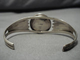 Amazing Vintage Native American Navajo Sterling Silver Basket Turquoise Bracelet Old-Nativo Arts