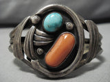 Amazing Vintage Navajo Bright Turquoise Sterling Silver Native American Bracelet-Nativo Arts