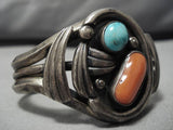 Amazing Vintage Navajo Bright Turquoise Sterling Silver Native American Bracelet-Nativo Arts