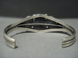 Amazing Vintage Navajo Carico Lake Turquoise Sterling Native American Jewelry Silver Bracelet-Nativo Arts