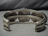 Amazing Vintage Navajo Damale Turquoise Sterling Silver Native American Bracelet-Nativo Arts