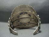 Amazing Vintage Navajo Native American Jewelry jewelry Turquoise Tso Family Sterling Silver Bracelet-Nativo Arts