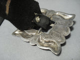 Amazing Vintage Navajo Sterling Native American Jewelry Silver Concho Belt Old Pawn-Nativo Arts
