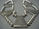 Amazing!! Vintage Navajo Sterling Native American Jewelry Silver Necklace Old-Nativo Arts