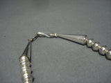 Amazing!! Vintage Navajo Sterling Native American Jewelry Silver Necklace Old-Nativo Arts