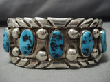 Amazing Vintage Navajo Sterling Silver Native American Bracelet Old-Nativo Arts