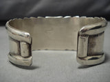 Amazing Vintage Navajo Sterling Silver Native American Bracelet Old-Nativo Arts