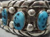 Amazing Vintage Navajo Sterling Silver Native American Bracelet Old-Nativo Arts