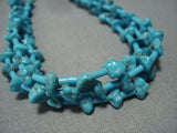Amazing Vintage Navajo Turquoise Heishi Old Necklace Native American Jewelry-Nativo Arts