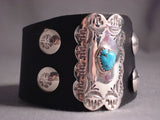 Amazing Vintage Navajo Turquoise Native American Jewelry Silver Pueblo Ketoh Bracelet-Nativo Arts