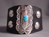 Amazing Vintage Navajo Turquoise Native American Jewelry Silver Pueblo Ketoh Bracelet-Nativo Arts