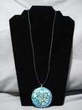 Amazing Vintage Santo Domingo Turquoise Native American Necklace-Nativo Arts