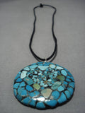 Amazing Vintage Santo Domingo Turquoise Native American Necklace-Nativo Arts