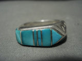 Amazing Vintage Zuni/ Navajo Native American Jewelry Silver Arrow Ring-Nativo Arts