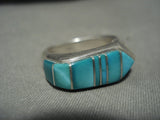 Amazing Vintage Zuni/ Navajo Native American Jewelry Silver Arrow Ring-Nativo Arts