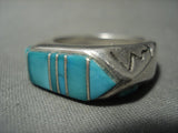 Amazing Vintage Zuni/ Navajo Native American Jewelry Silver Arrow Ring-Nativo Arts