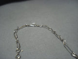 Amazing Vintage Zuni Turquoise Sterling Silver Native American Jewelry Necklace Old-Nativo Arts