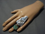 Arrowhead Love Sterling Silver Turquoise Ring-Nativo Arts