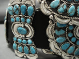 Authentic Native American Jewelry Navajo Victor Moses Begay Turquoise Sterling Silver Concho Belt-Nativo Arts