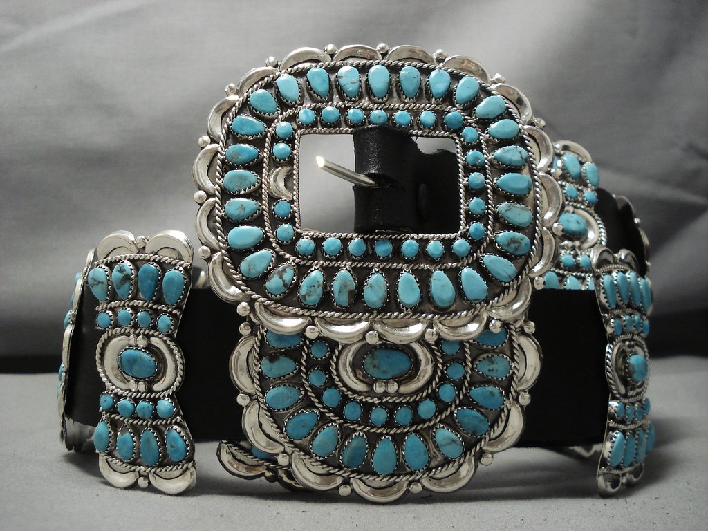 Navajo (Dine') concho belts — Marcy Burns American Indian Arts