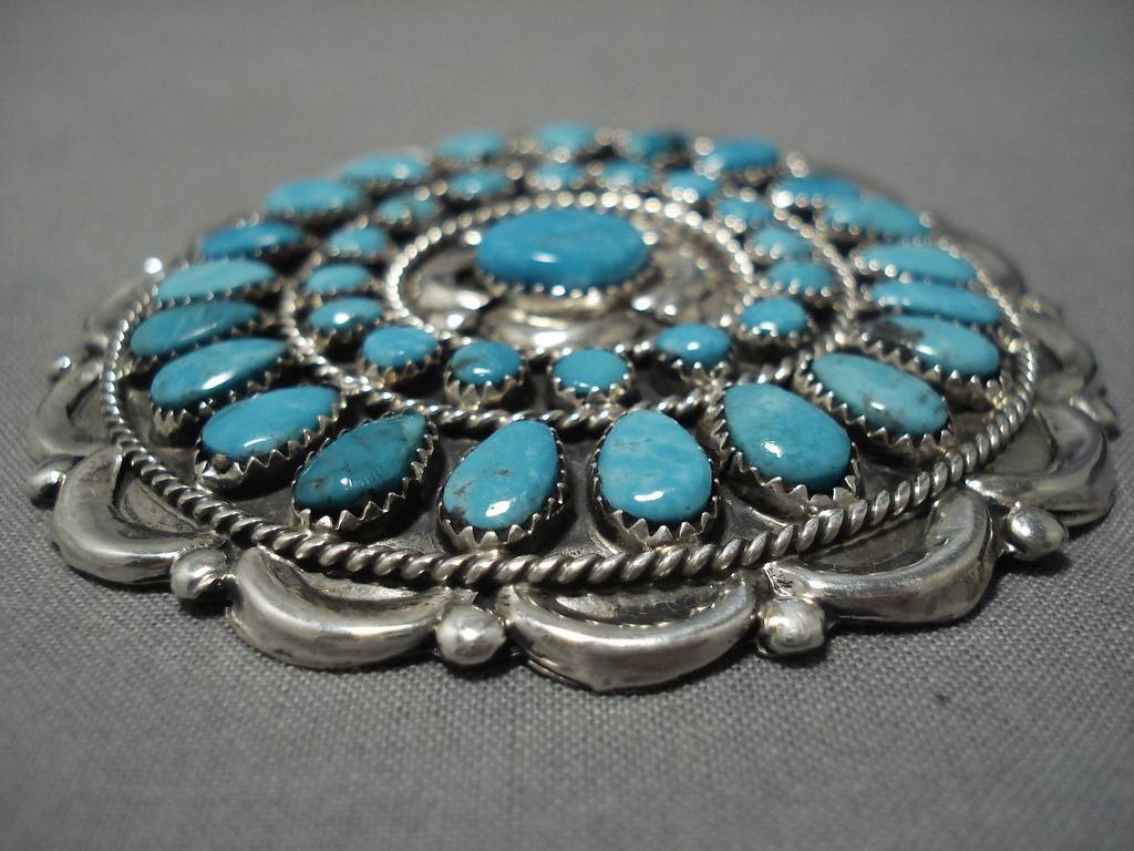 Authentic Native American Navajo Victor Moses Begay Turquoise