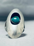 One Of A Kind Vintage Native American Navajo Royston Sterling Silver Shadowbox Ring-Nativo Arts