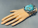 Draper Family Vintage Native American Navajo Turquoise Sterling Silver Bracelet-Nativo Arts
